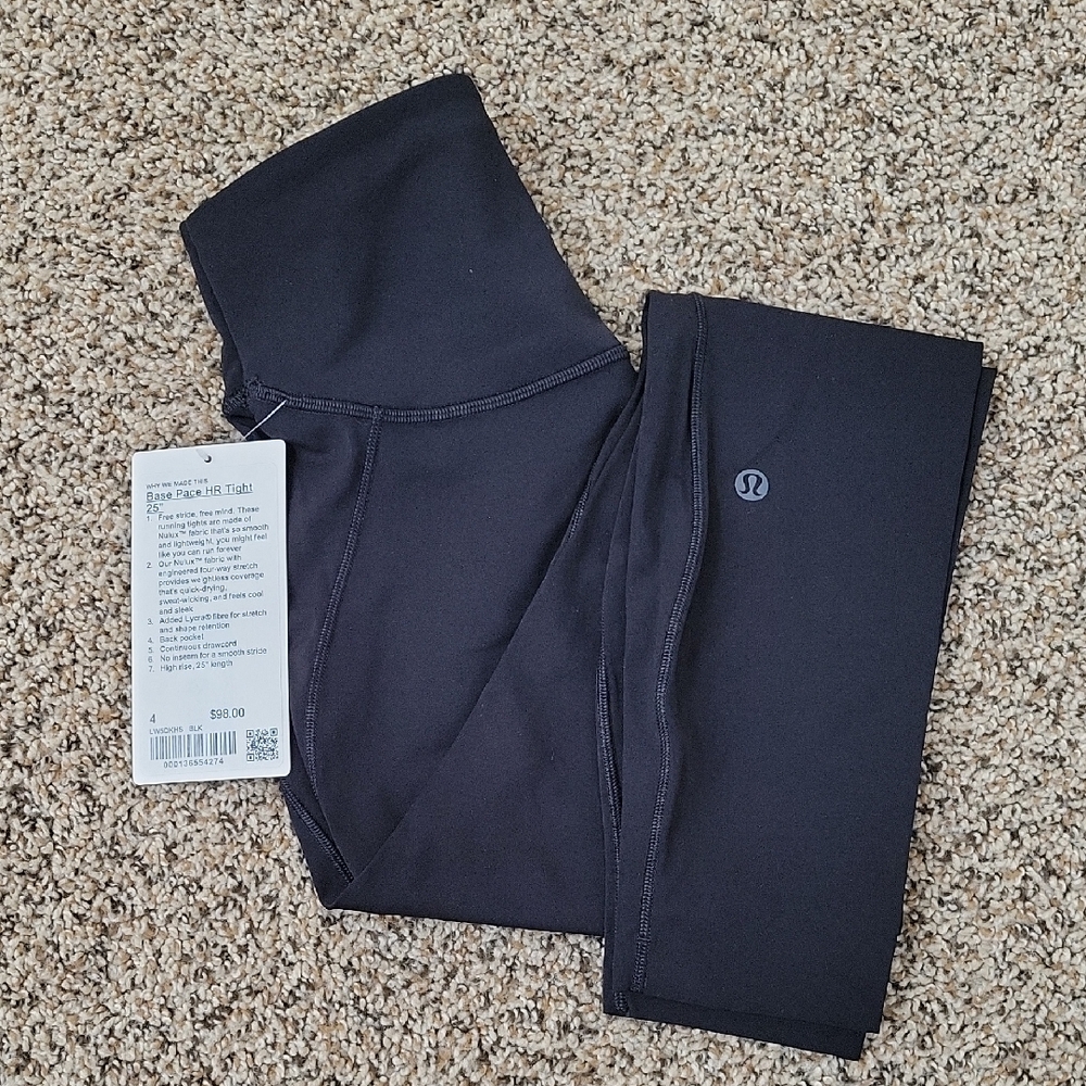 Lululemon Black Leggings Brand New With Tags